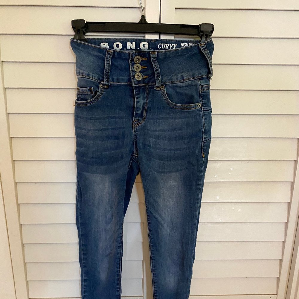 S.O.N.G /Cury High Rise Skinny Angle / Size 00 /23 / Gently worn